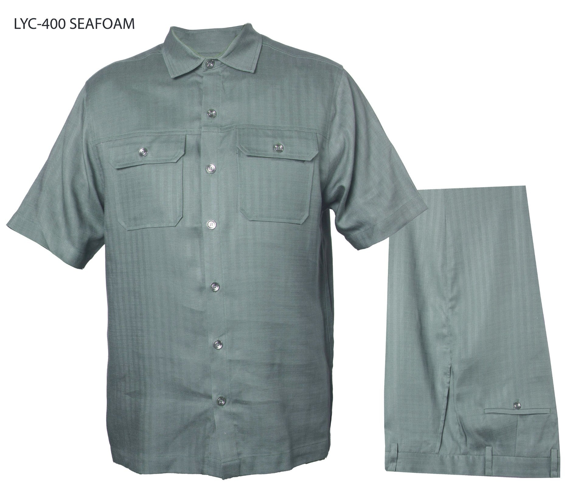 Prestige  LYC-400  Men's Suit Set - Seafoam
