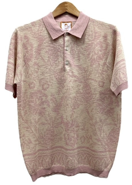 Bergamo Elegant PJ-1510 Short Sleeve Sport Shirt - Rose