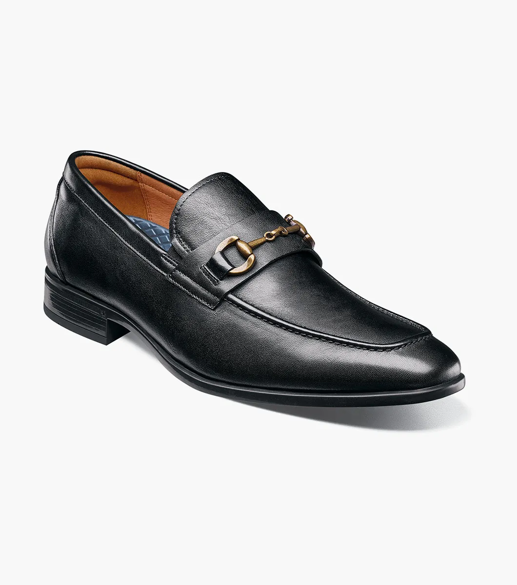 Zaffiro Moc Toe Bit Loafer II - Black