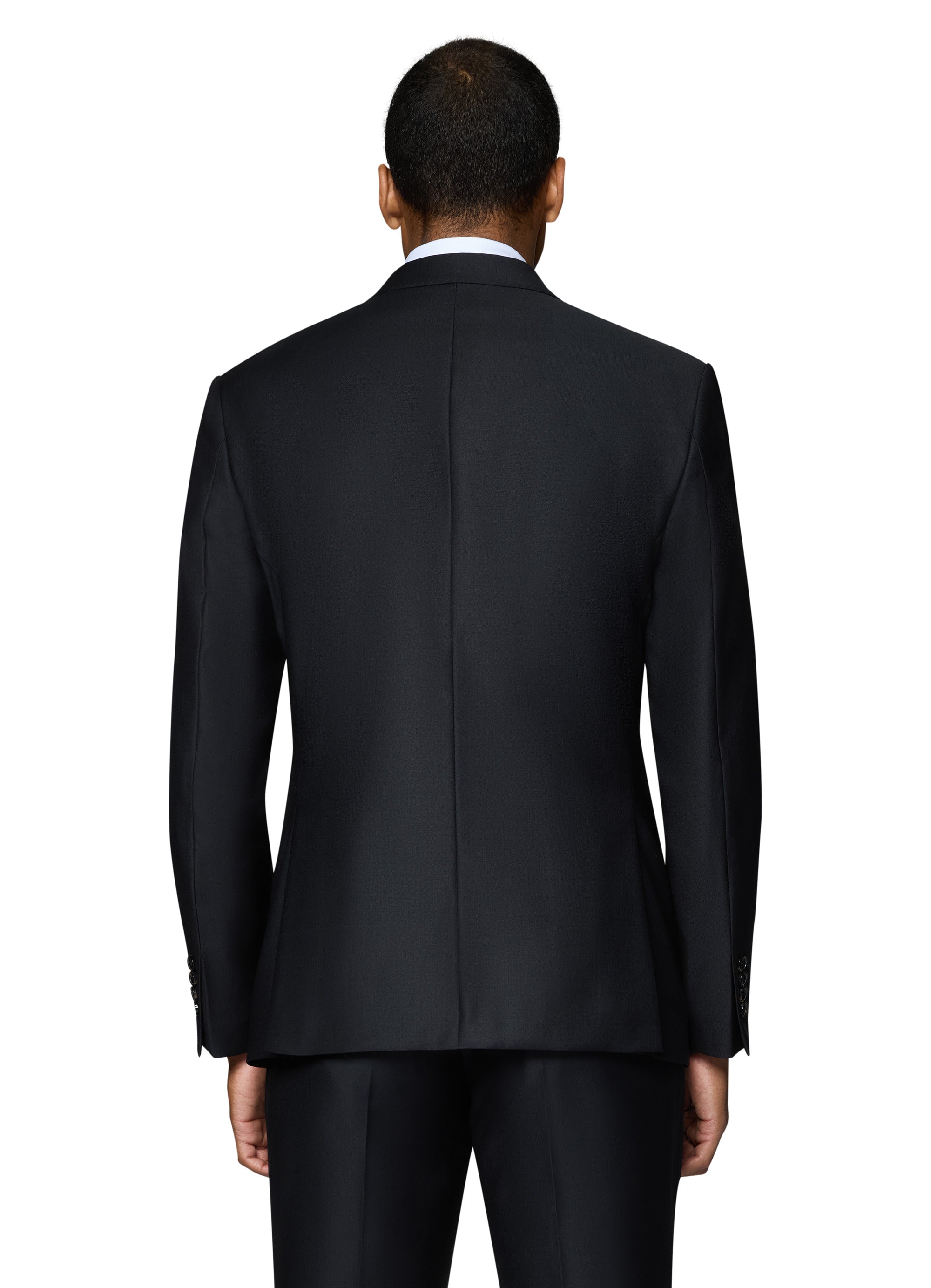 Berragamo - Reda | Modern 2-Piece Notch Solid Black Suit